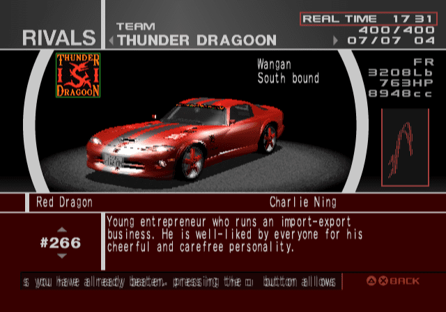 Thunder Dragoon - Red Dragon