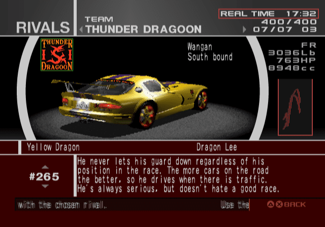 Thunder Dragoon - Yellow Dragon