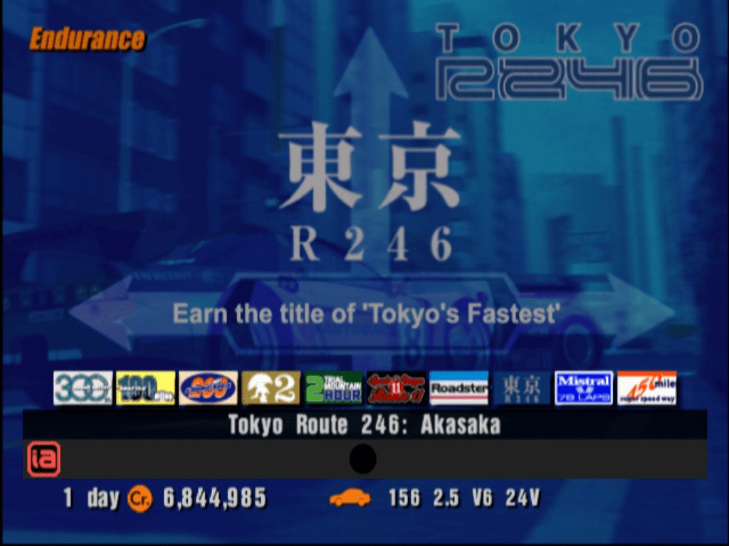 Tokyo Route 246 Akasaka Endurance