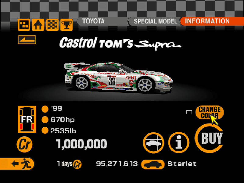 Toyota Castrol Supra GT