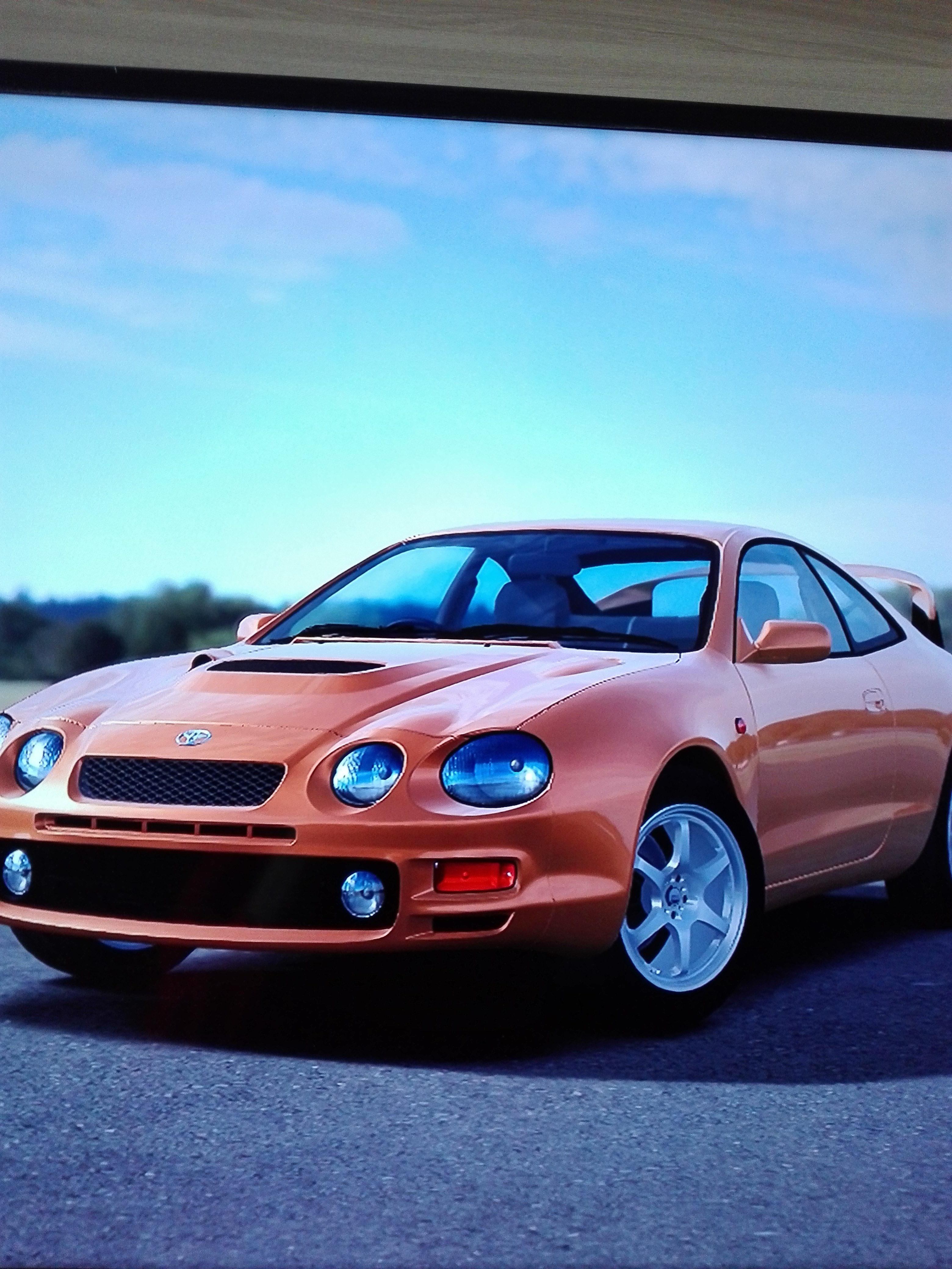 Toyota Celica GT-FOUR Orange Mica Metallic