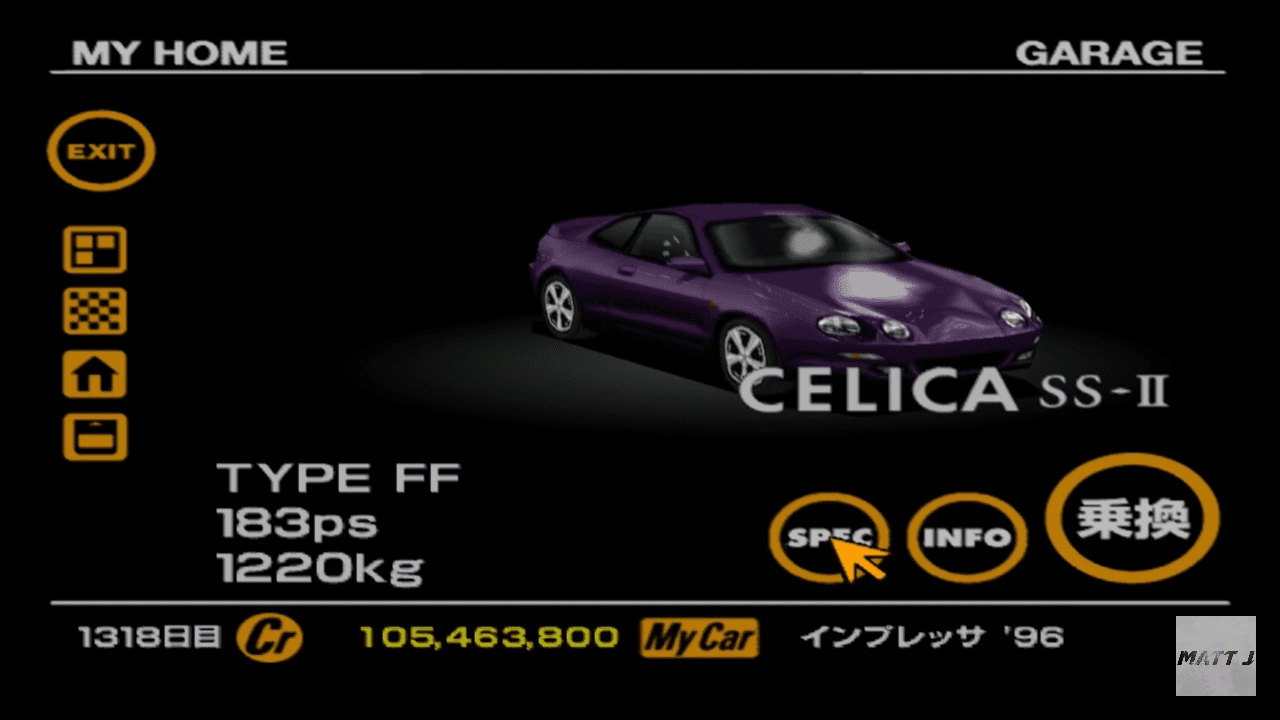 Toyota Celica SS-II Purple