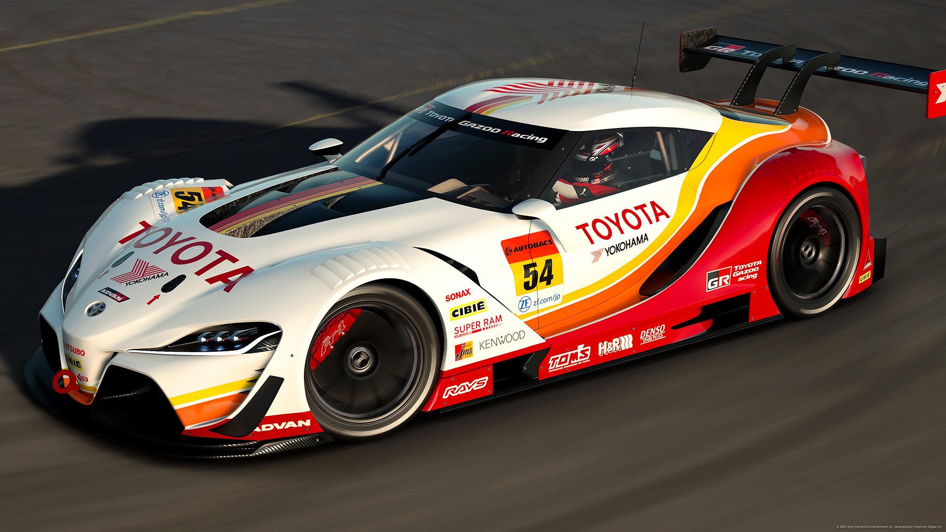 Toyota FT-1 Gr.3 retro TRD livery