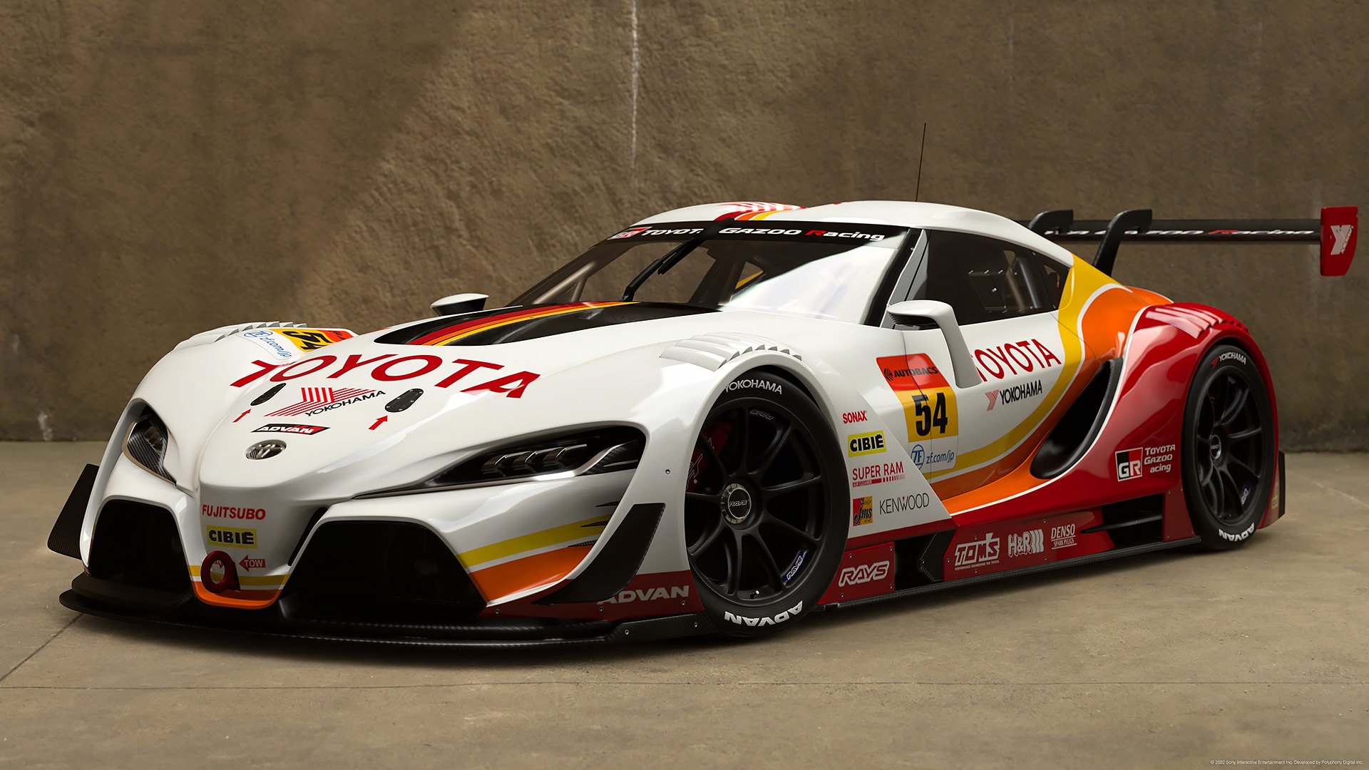 Toyota FT-1 Gr.3 retro TRD livery