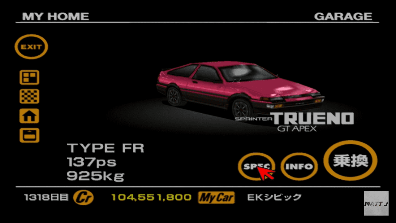 Toyota Sprinter Trueno GT-Apex AE86 pink