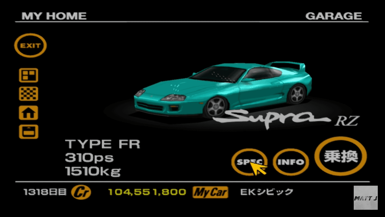 Toyota Supra RZ aquamarine
