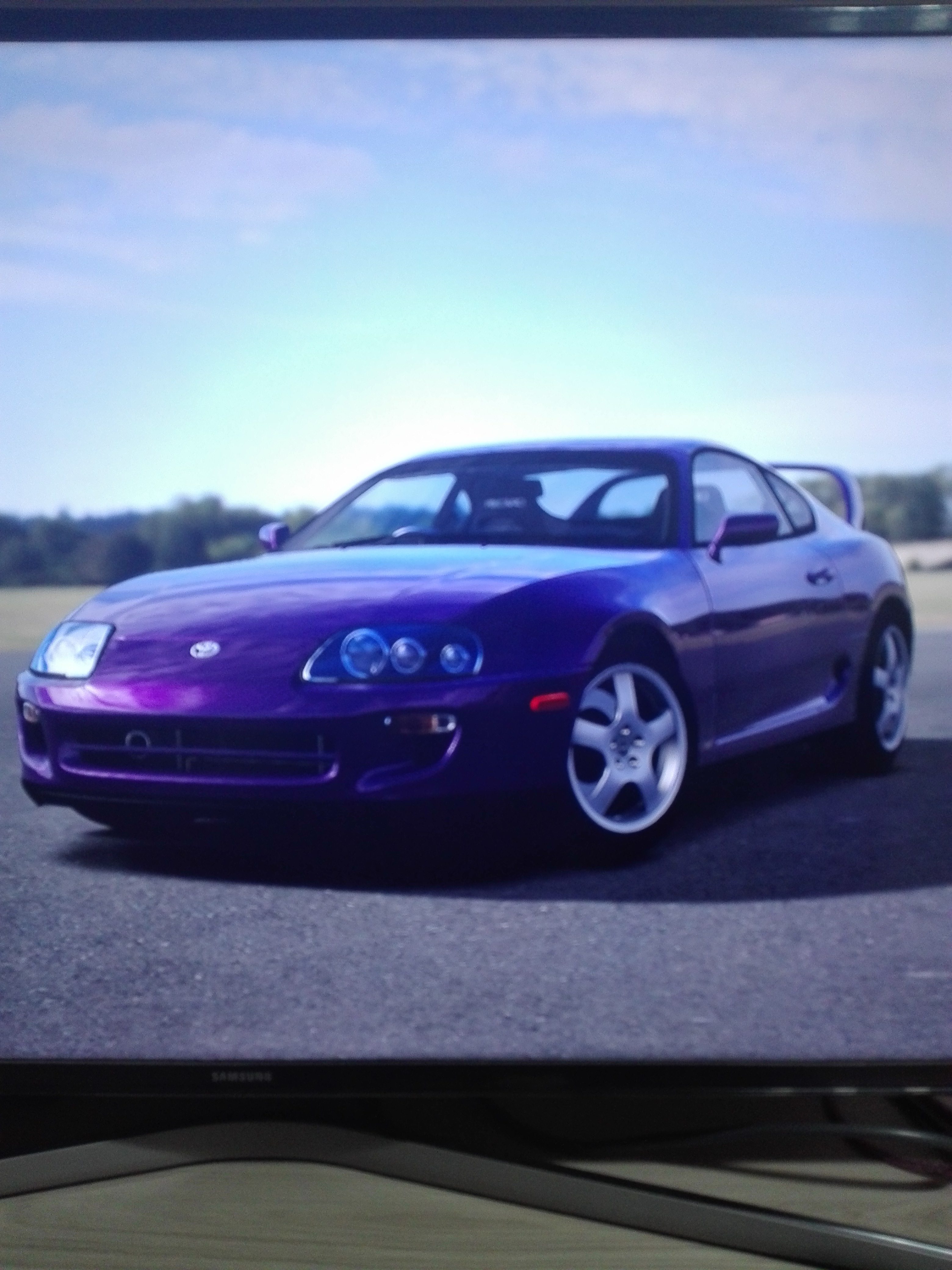 Toyota Supra RZ purple