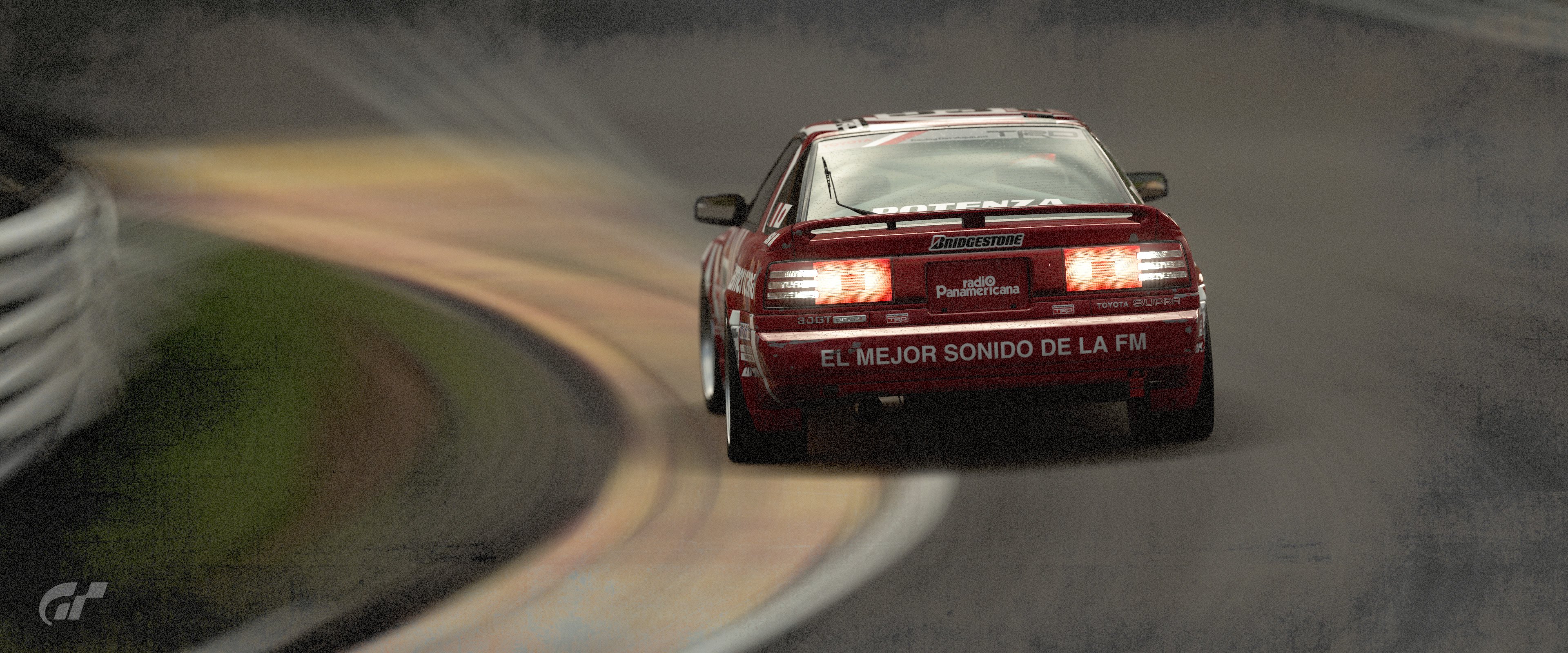 Toyota Team Radio Panamericana #53 MA70 Supra Race Car '87