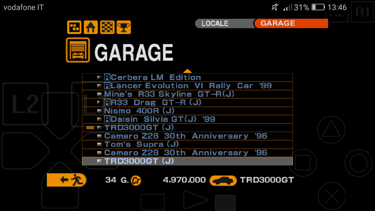 TRD3000GT in garage