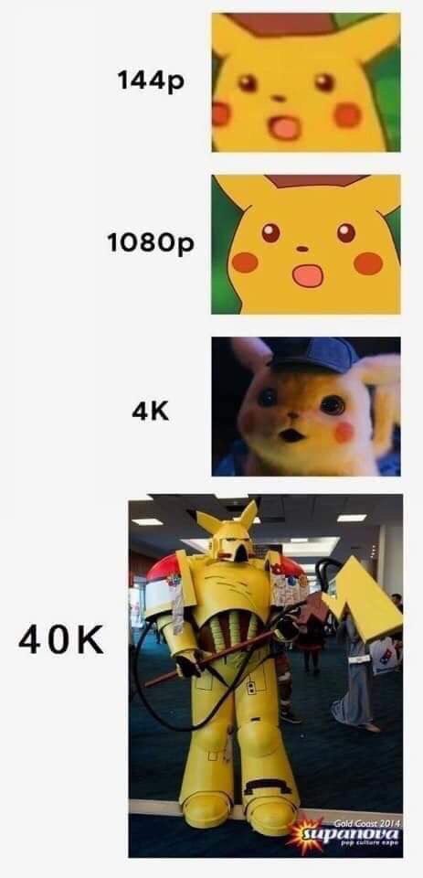 Upsizing the new Pikachu meme | GTPlanet