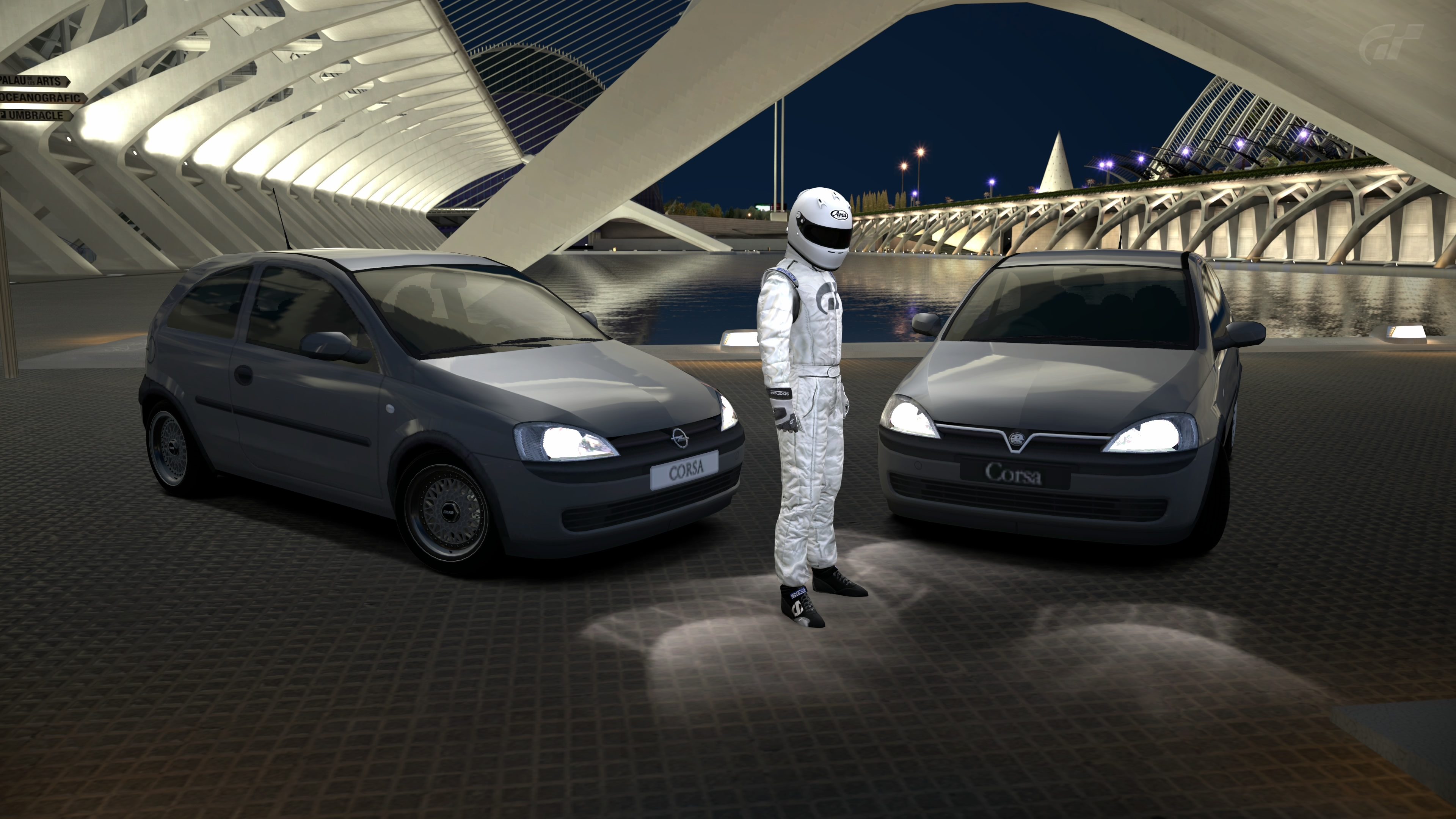 Vauxhall Vs Opel Corsa at City Of Arts And Sciences