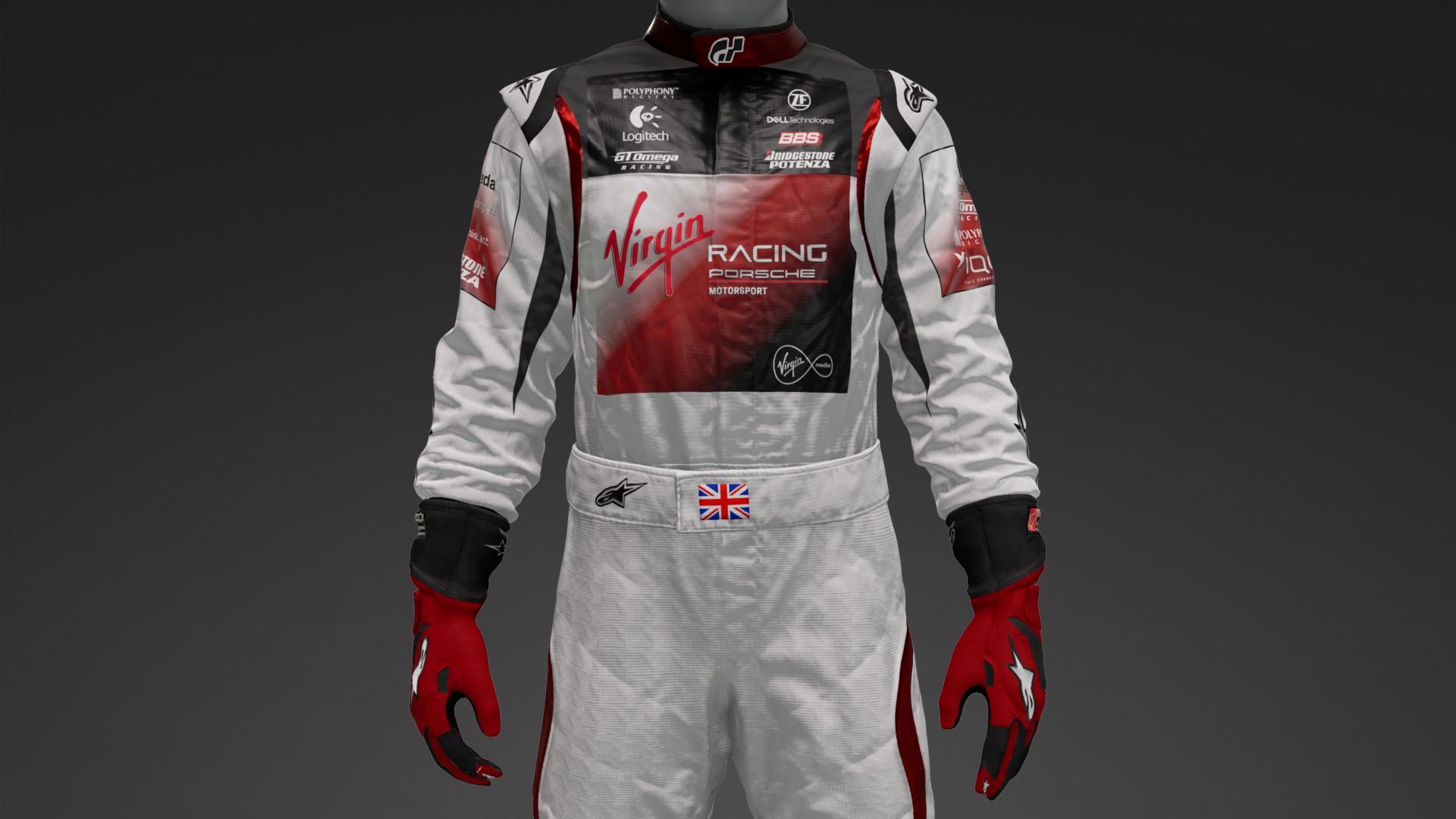 Virgin Racing Porsche Suit