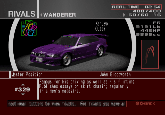 Wanderer - Master Position