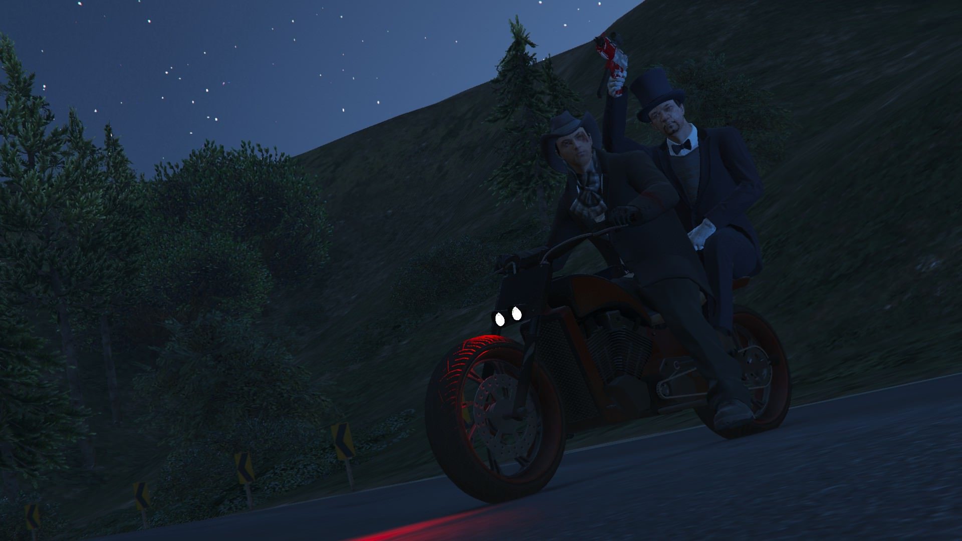 We're just going to go get some UFO sightings after Not!Christine had a second go at me 2
