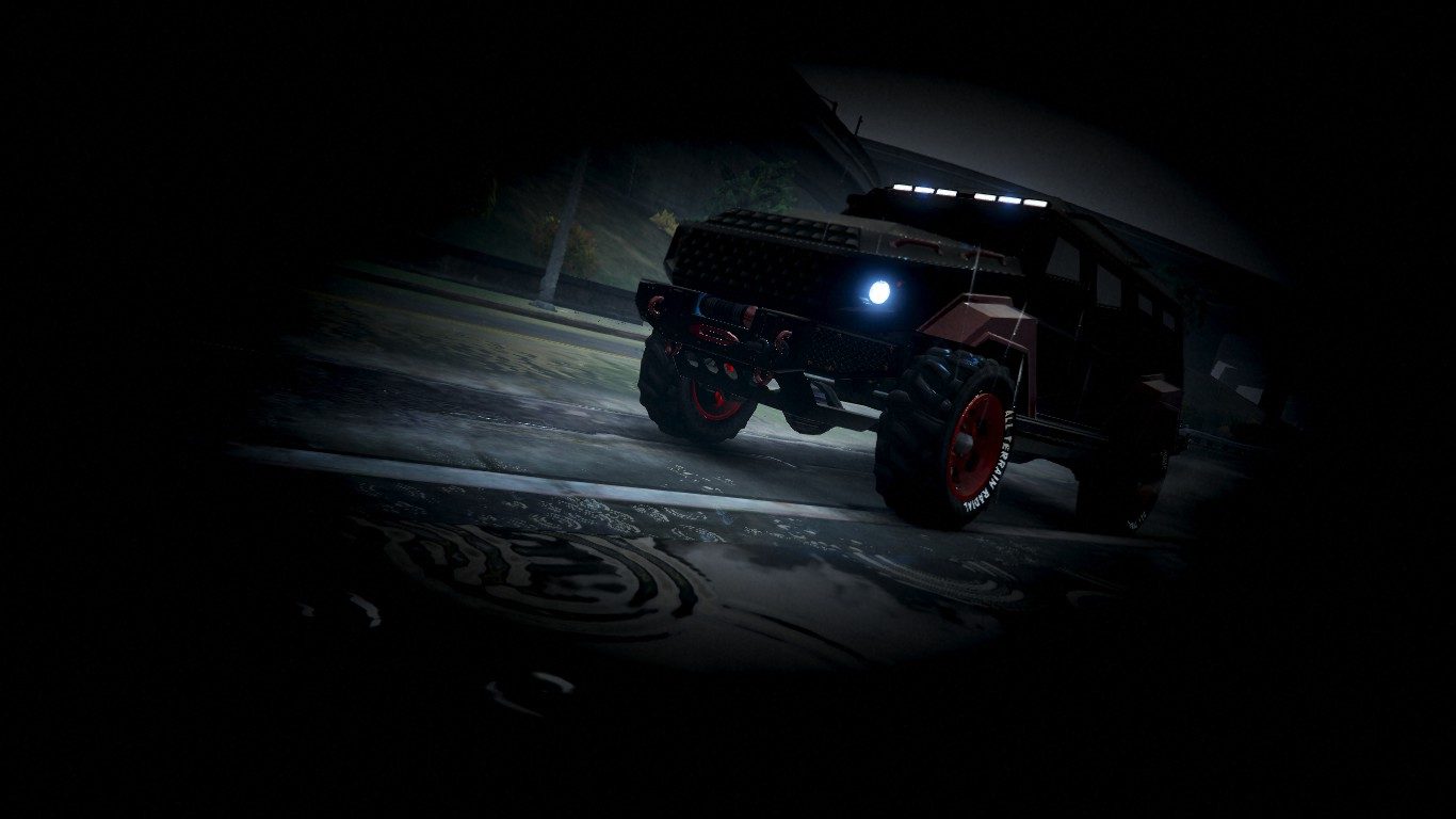 Wet windy days in Los Santos, featuring Insurgent 4