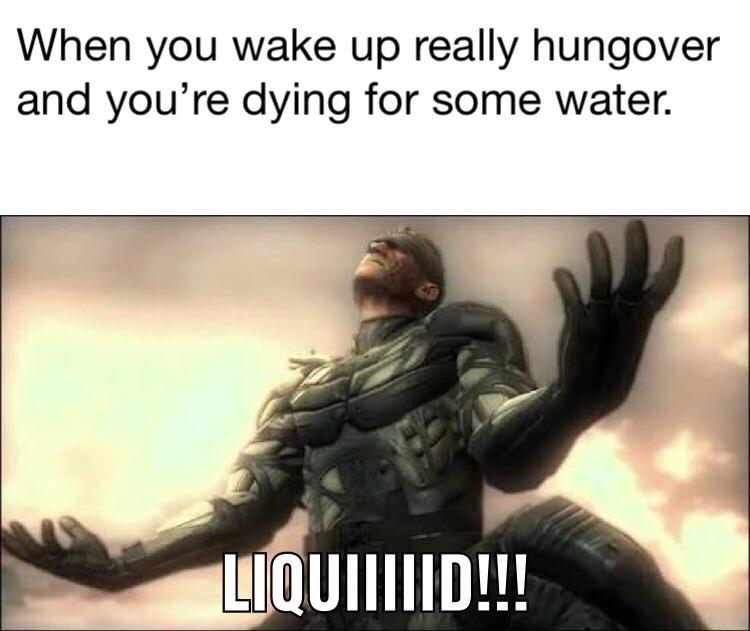 When you wakeup really hungover..