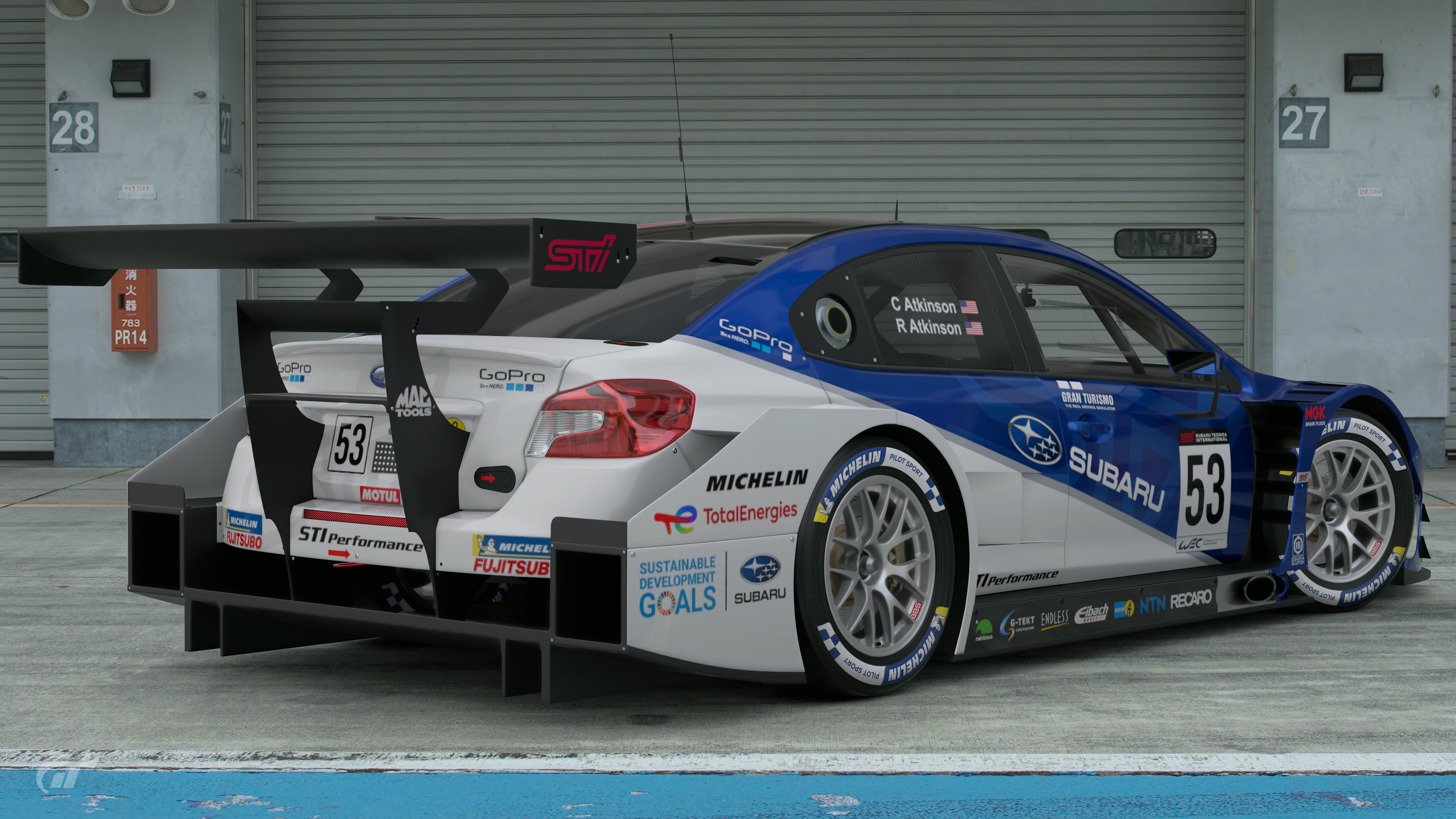 WRX Group 3 in the Pit Area at Fuji__2