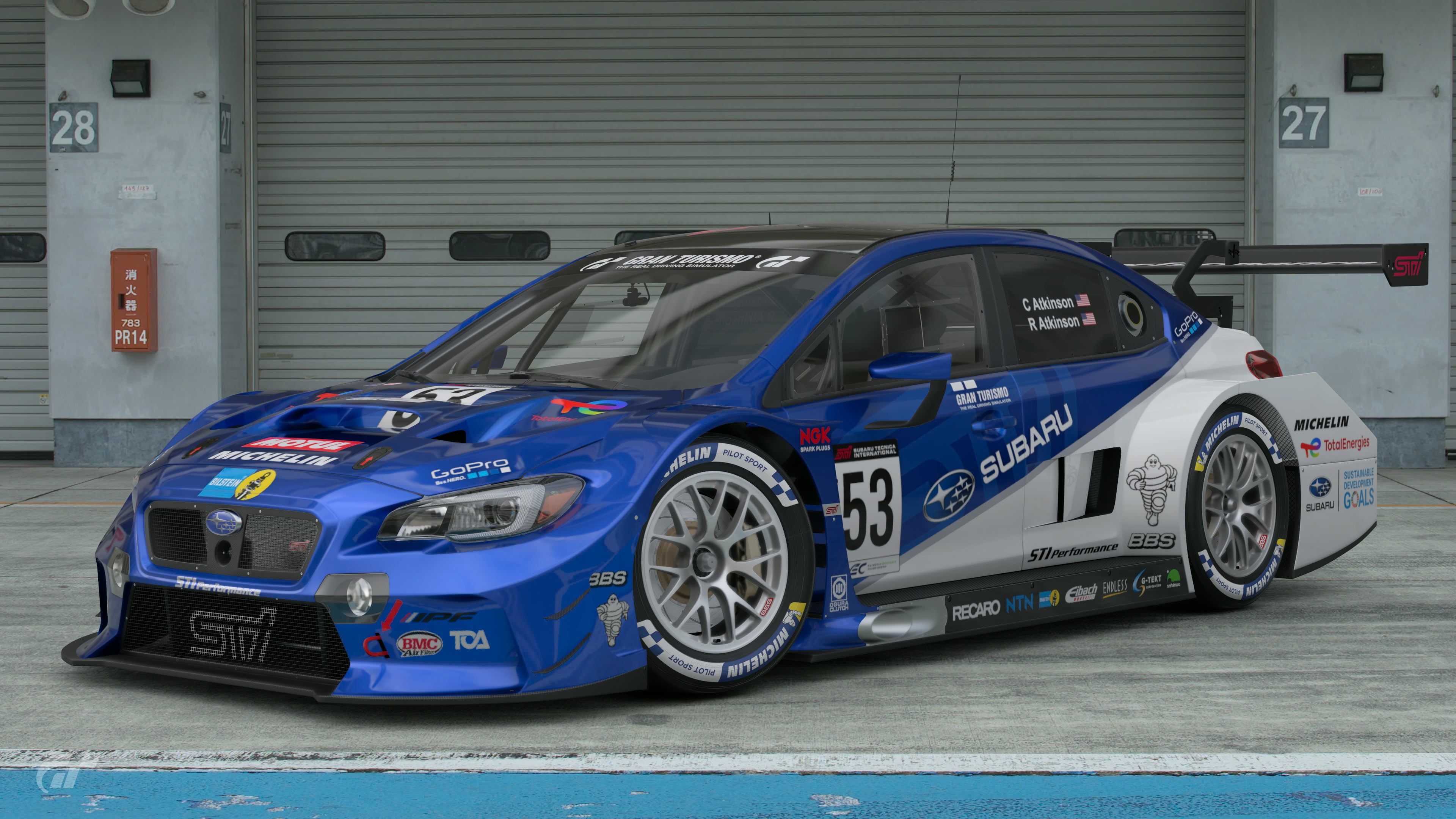 WRX Group 3 in the Pit Area at Fuji__3