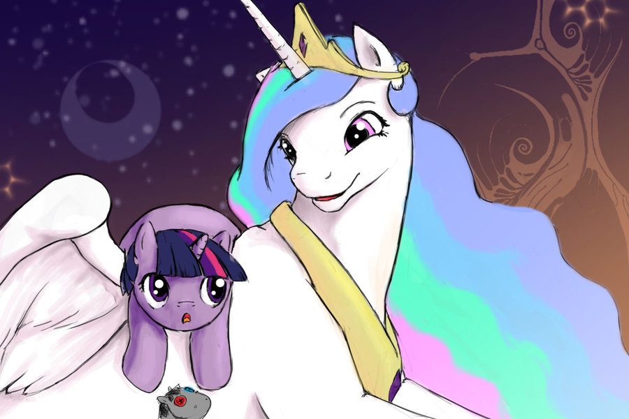 little_twi_and_celestia_by_silfoe-d4lg75h.jpg