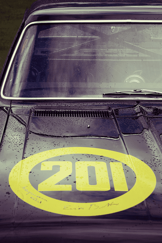 Opel Rekord C Race Car Black Widow 1967