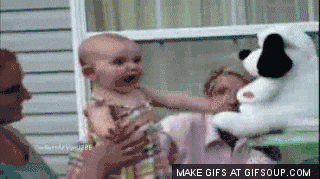 baby-gets-excited-over-dog.gif