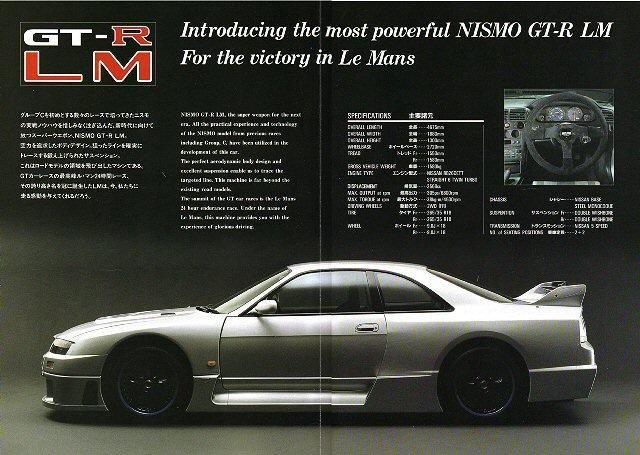 Nissan Skyline Gt R R33 Nismo Lm Road Going Version Premium 1995