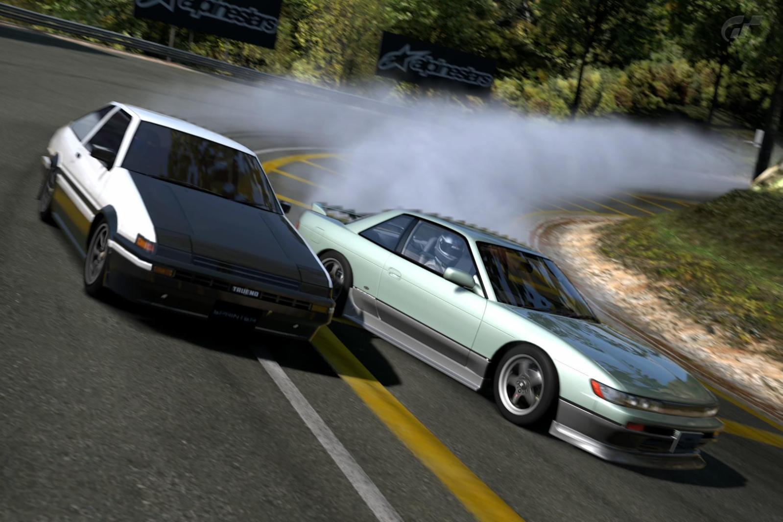 Initial D x Gran Turismo 5 (so far). Can you name them all? : r/initiald