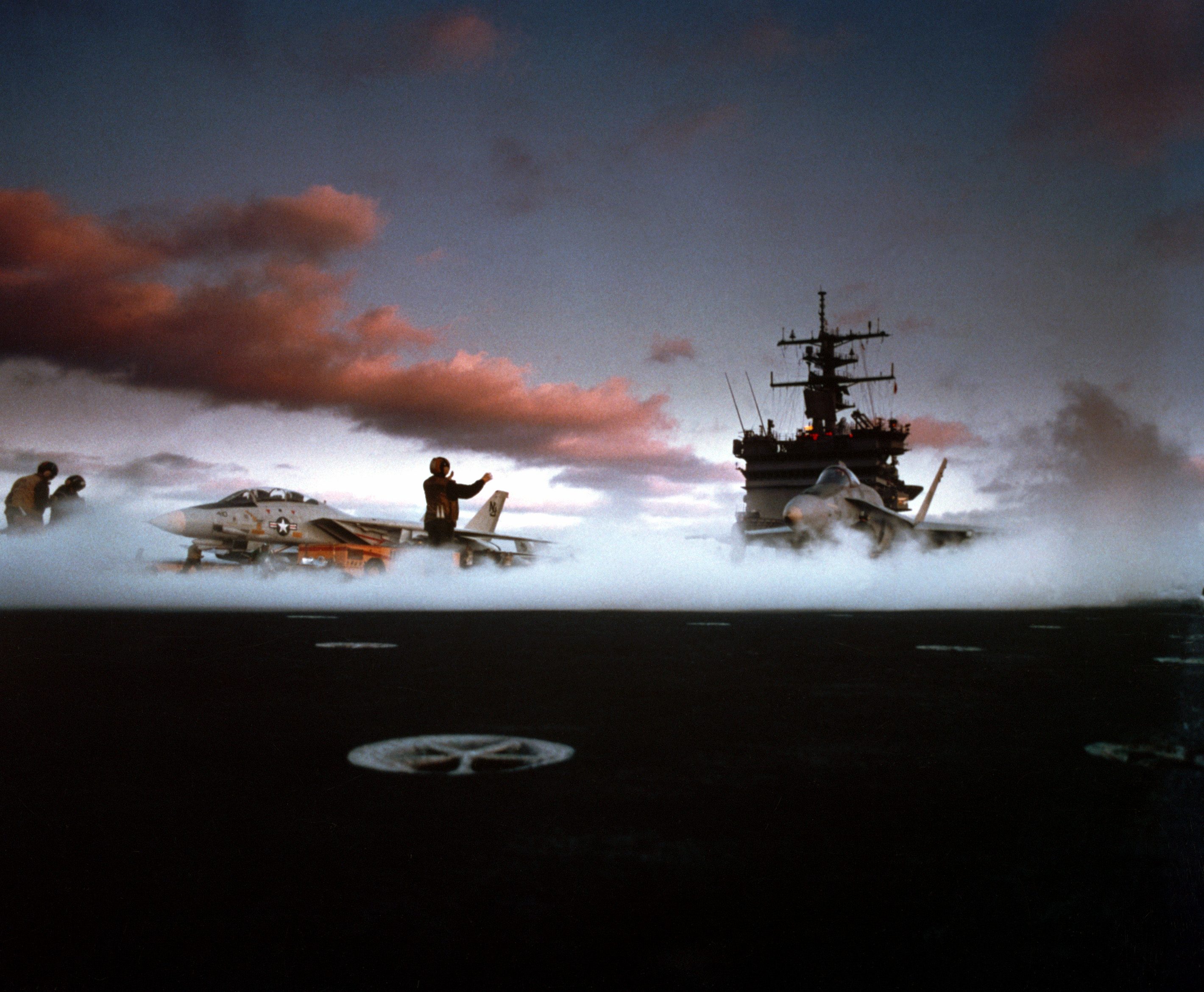 F-14_and_F-18_prepare_for_launch.jpg