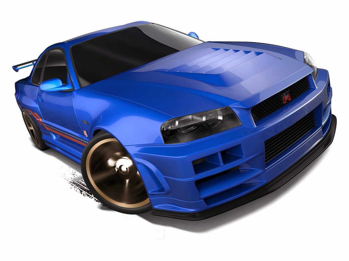 Nissan Skyline r34 без фона