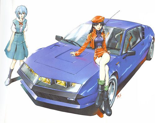 Sadamoto_misato_rei_and_alpine_a310.jpg