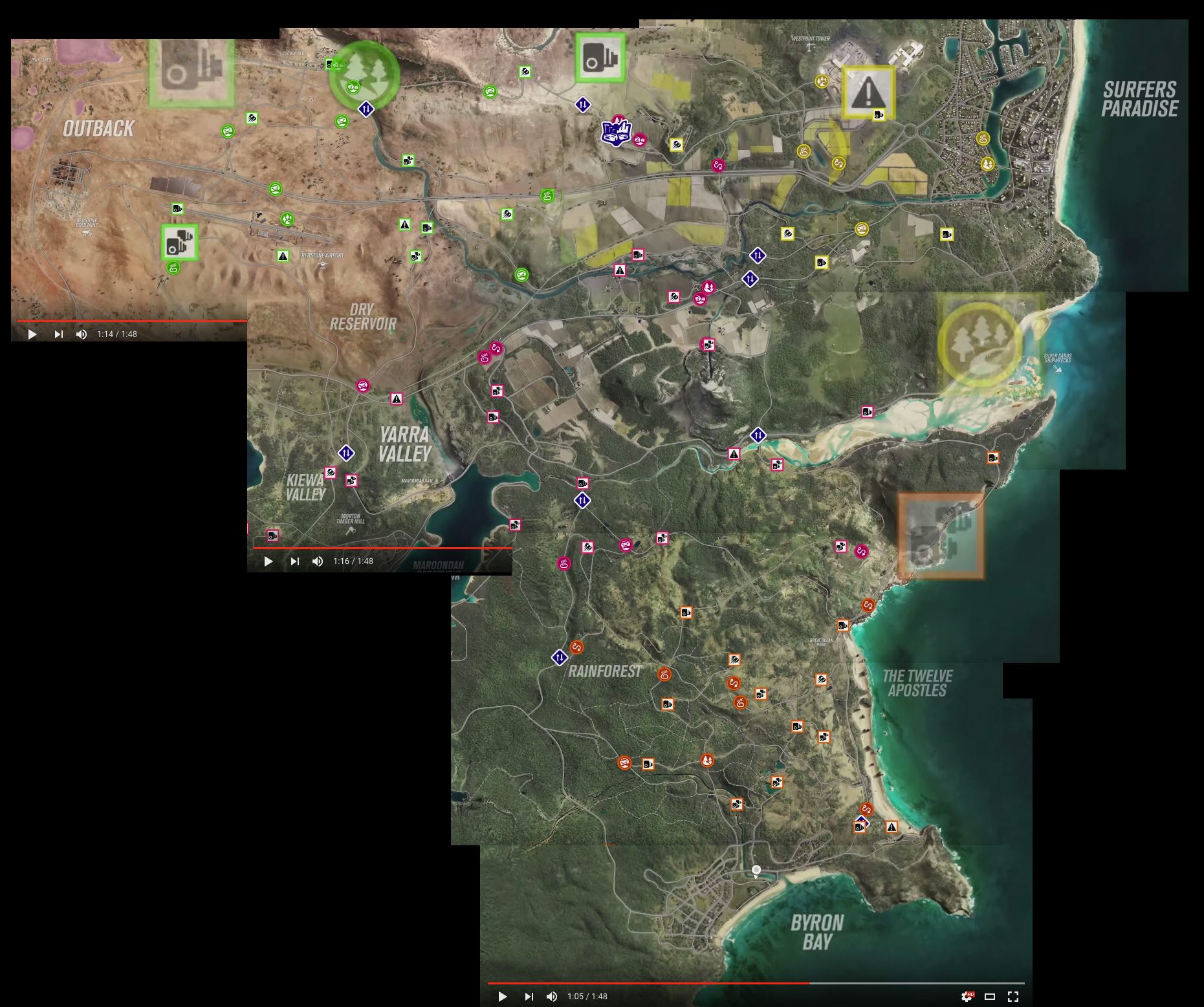 Forza Horizon 3 map