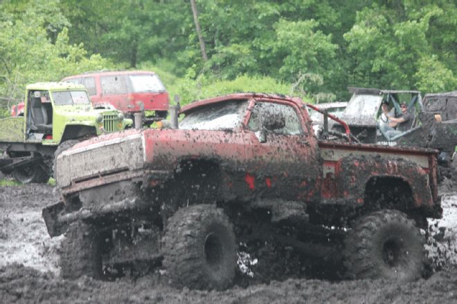 dodge-little-red-truck-in-mud