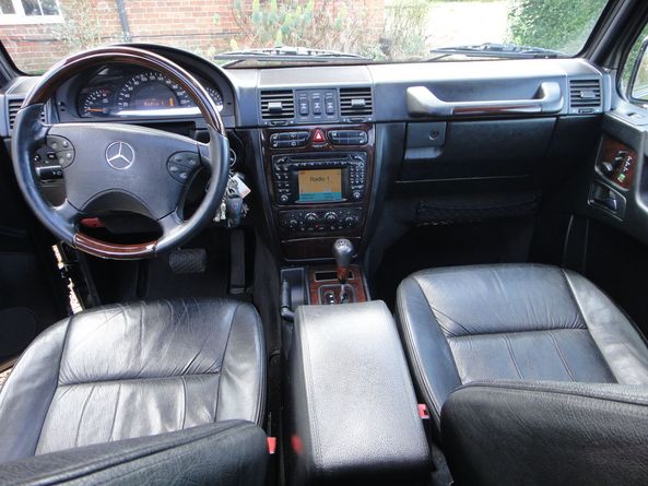 mercedes benz g class 2002 interior