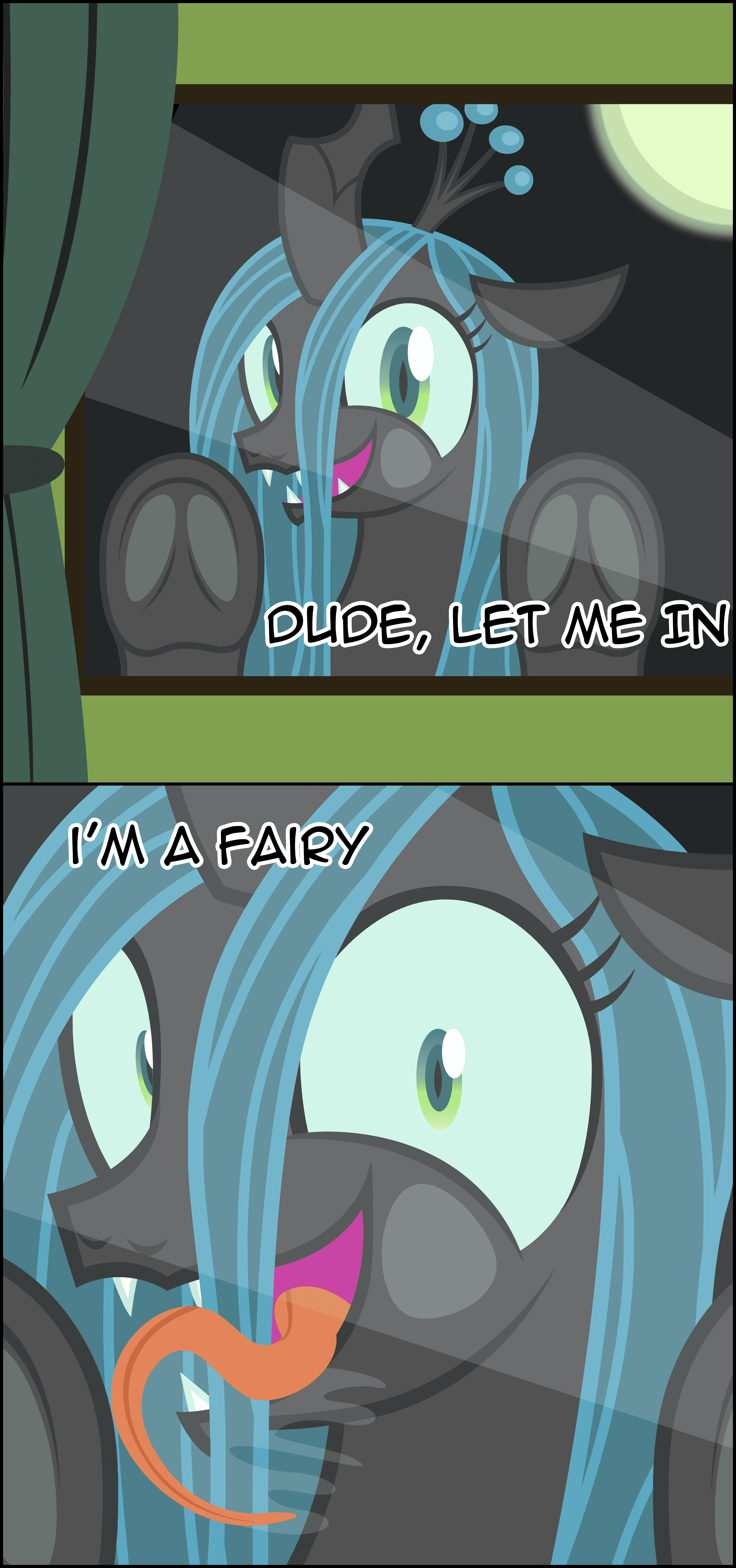 1085760__safe_smiling_looking+at+you_open+mouth_tongue+out_queen+chrysalis_underhoof_dialogue_drool_moon.png