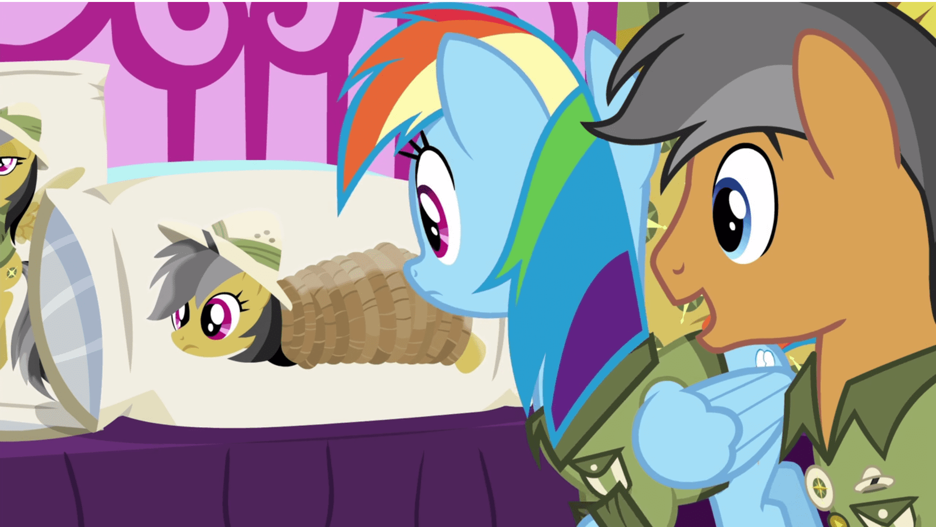 1212484__safe_rainbow+dash_screencap_daring+do_body+pillow_you+know+for+kids_spoiler-colon-s06e13_stranger+than+fan+fiction_quibble+pants.png