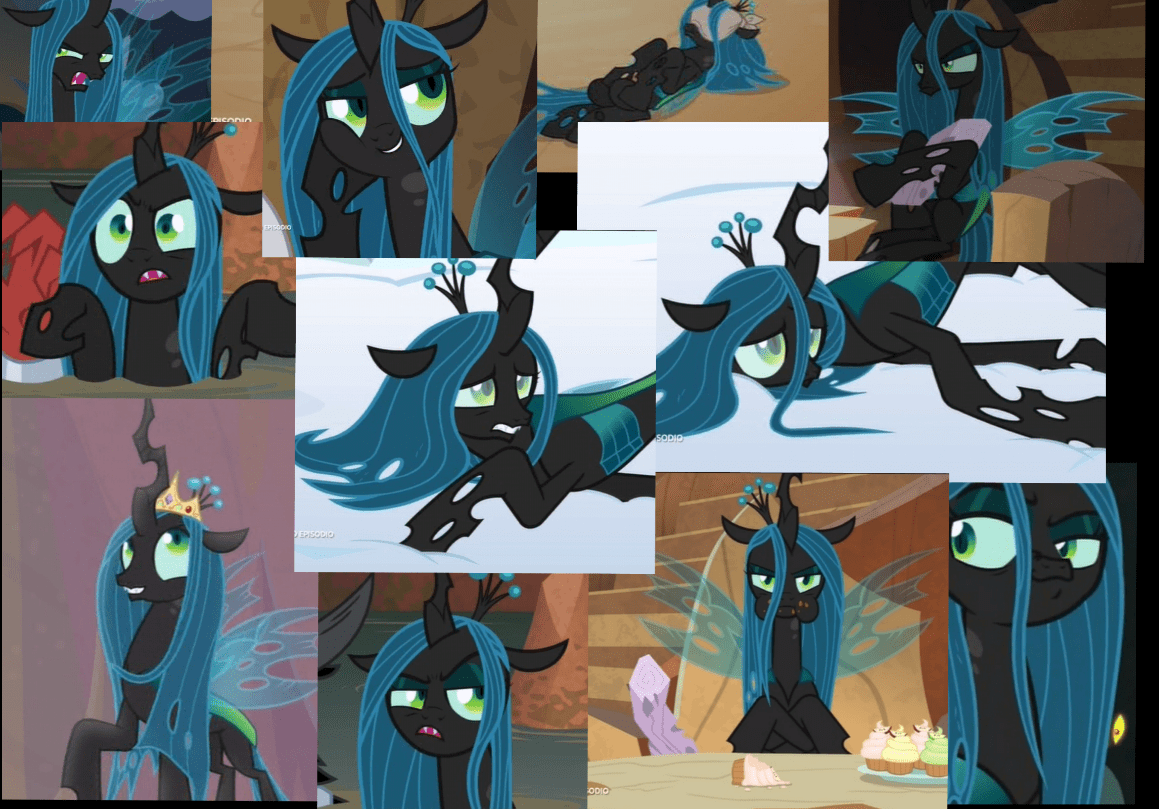 2042262__safe_edit_edited+screencap_screencap_queen+chrysalis_frenemies+%28episode%29_spoiler-colon-s09e08_changeling_changeling+queen_collage_cropped_.png