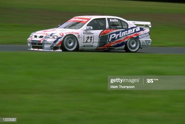 jun-1999-laurent-aiello-in-his-nissan-primera-during-rounds-11-and-12-picture-id1222032