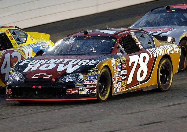 kenny-wallace-drives-the-furniture-row-racing-chevrolet-during-the-picture-id57587154