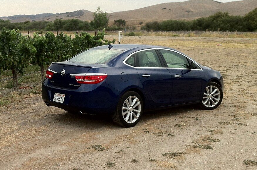 2013 Buick Verano Turbo rear side view