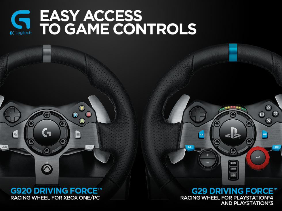 Logitech G29 Officially Announced for PS3 & PS4, G920 for
