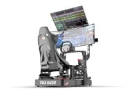 Cockpit-Mounted Dual (2) Monitor Stand – Up to 80" Display for Sim Racing, Flight Simulation & Truck Simulators