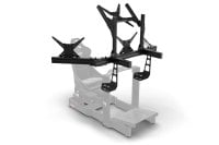 Cockpit-Mounted Quad (4) Monitor Stand – Up to 45" Displays for Sim Racing, Flight Simulation & Truck Simulators, view 2