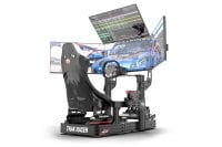 Cockpit-Mounted Quad (4) Monitor Stand – Up to 45" Displays for Sim Racing, Flight Simulation & Truck Simulators