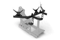 Cockpit-Mounted Triple (3) Monitor Stand – Up to 45" Displays for Sim Racing, Flight Simulation & Truck Simulators, view 3