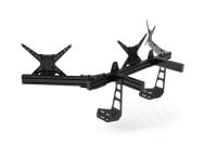 Cockpit-Mounted Triple (3) Monitor Stand – Up to 45" Displays for Sim Racing, Flight Simulation & Truck Simulators, view 5