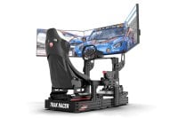 Cockpit-Mounted Triple (3) Monitor Stand – Up to 45" Displays for Sim Racing, Flight Simulation & Truck Simulators