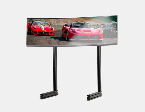 Elite Freestanding Single Monitor Stand - Black Edition