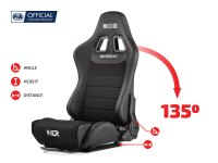 ERS5 Elite Reclining Seat - PU Leather & Suede Edition, view 7