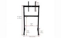 Free Standing Single Monitor Stand, view 2