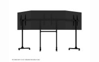 Free Standing Triple Monitor Stand, view 2